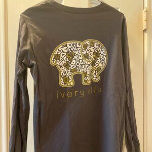ivory ella leopard print long sleeve